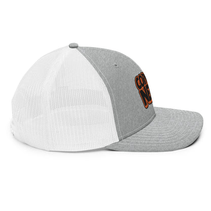 black/orange nerds logo Richardson 112 snapback Trucker Cap