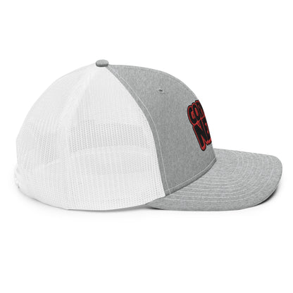 black/red nerds logo Richardson 112 snapback Trucker hat