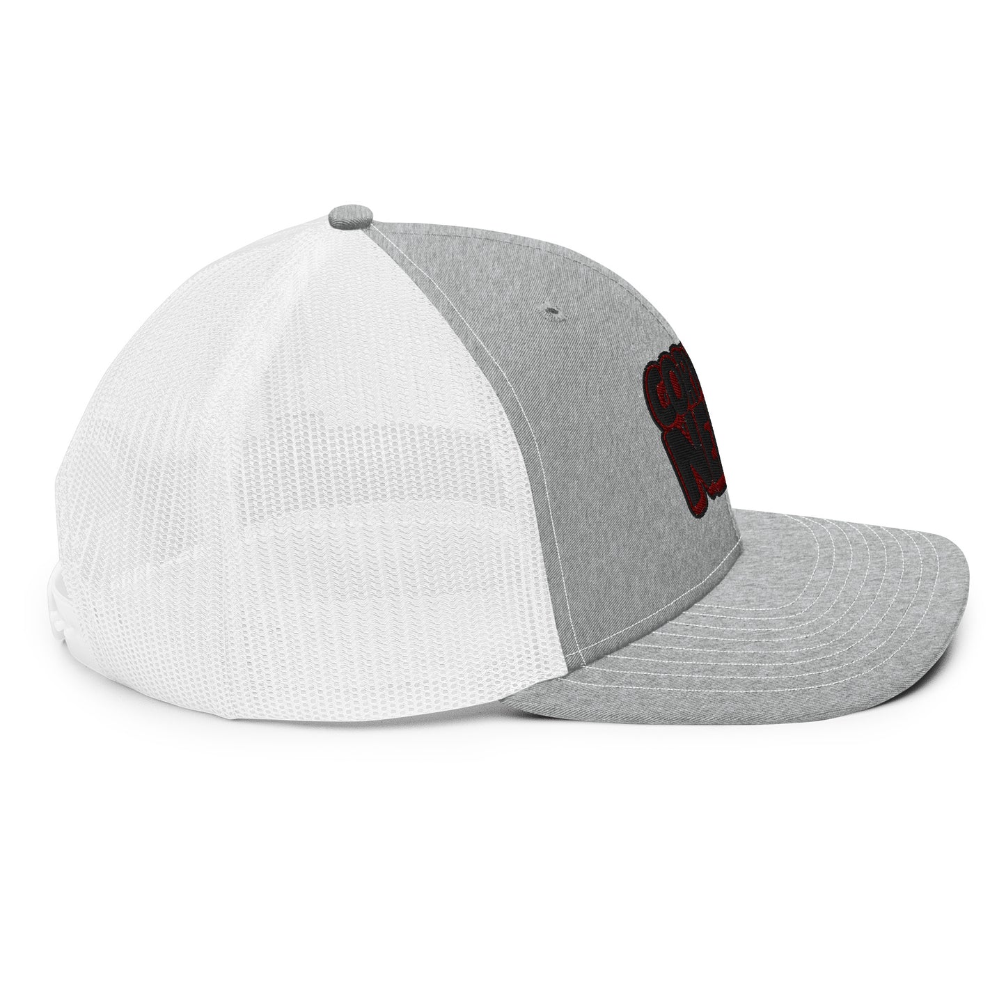 black/maroon nerds logo Richardson 112 snapback Trucker hat