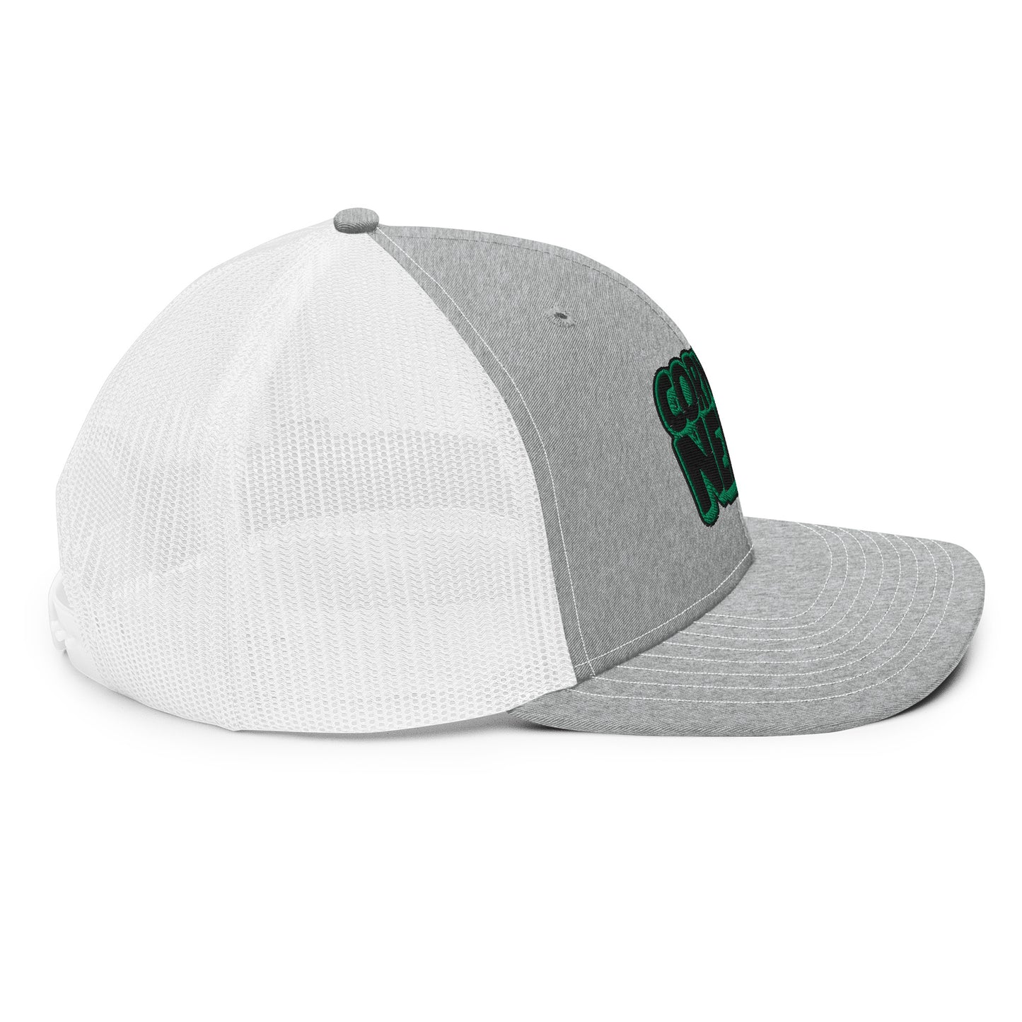 black/kelly green nerds logo Richardson 112 snapback Trucker hat