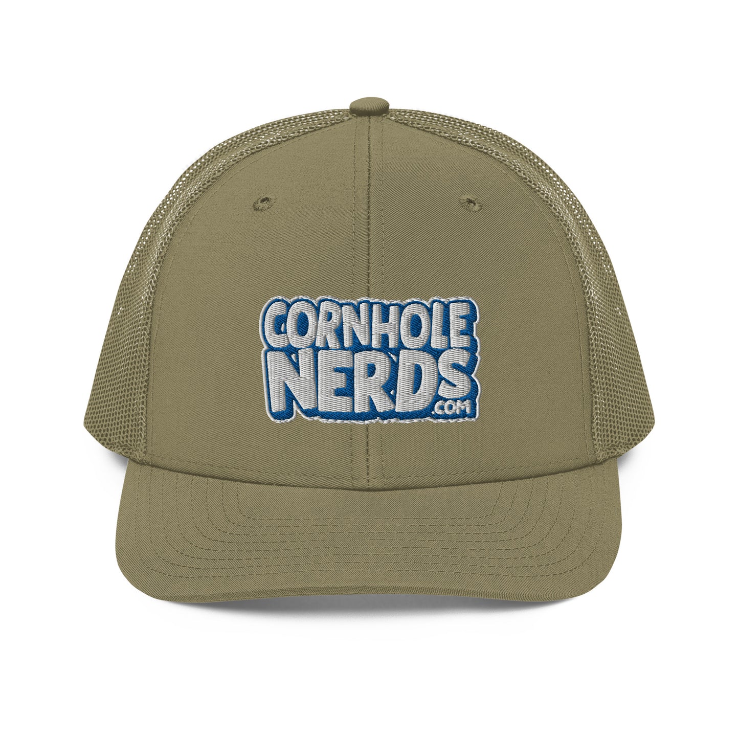 white/royal nerds logo Richardson 112 snapback Trucker hat