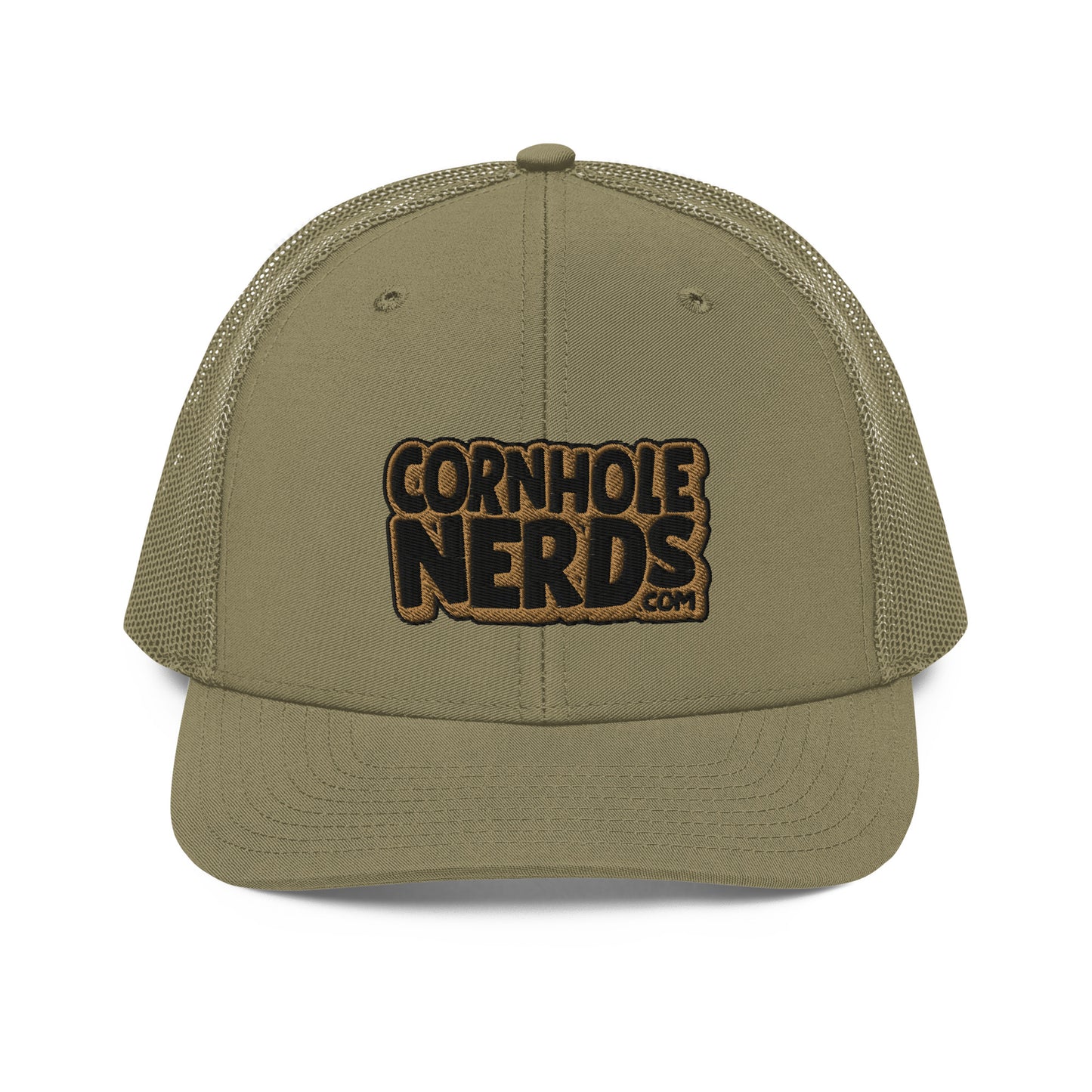 black/gold nerds logo Richardson 112 snapback Trucker hat