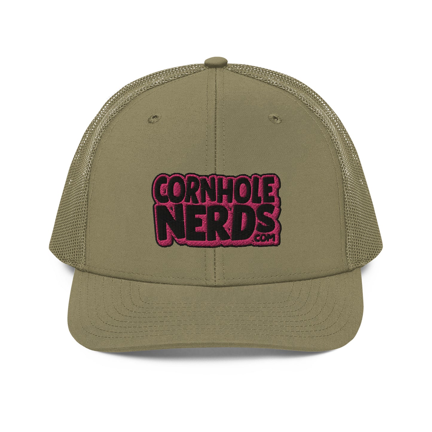 black/pink nerds logo Richardson 112 snapback Trucker hat