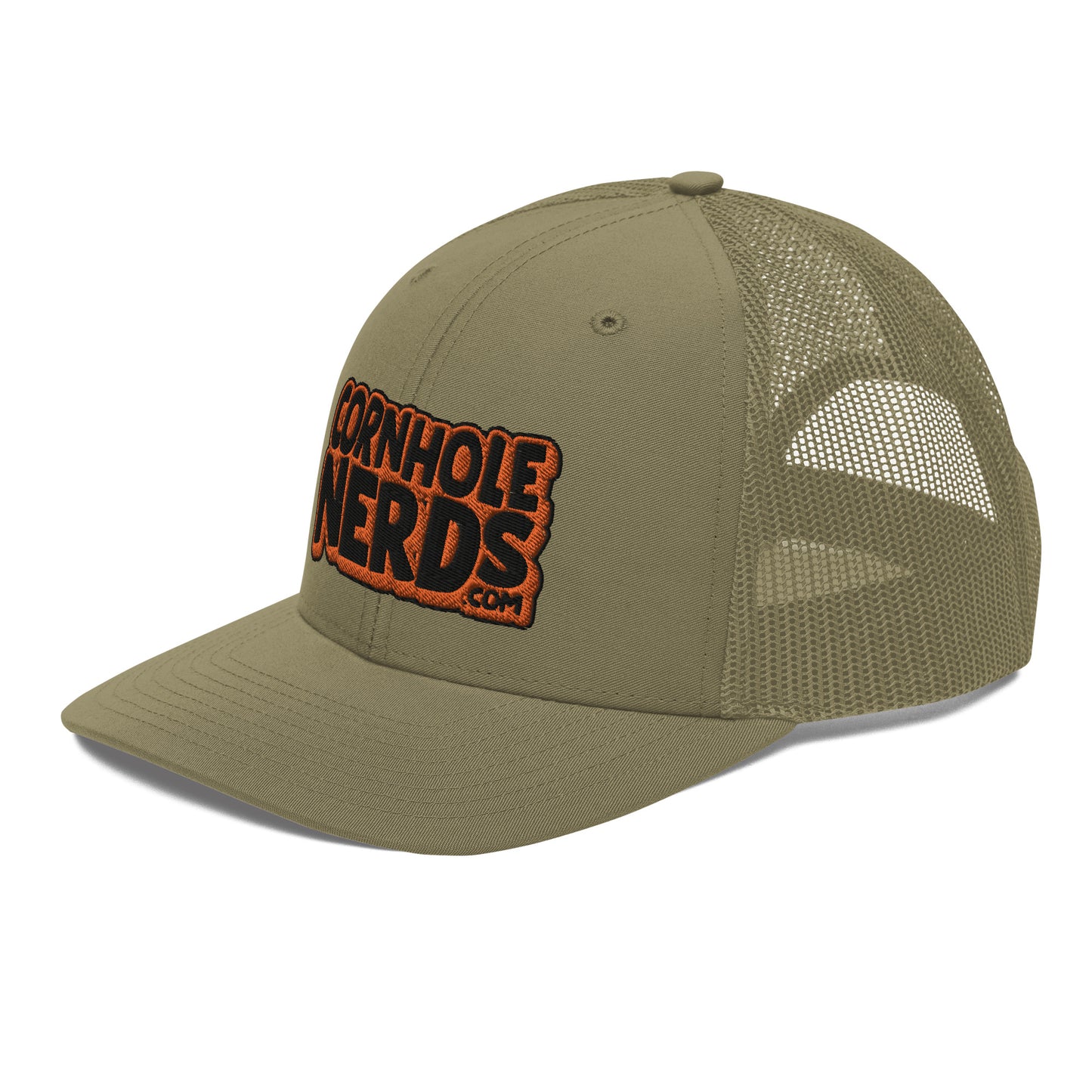 black/orange nerds logo Richardson 112 snapback Trucker Cap