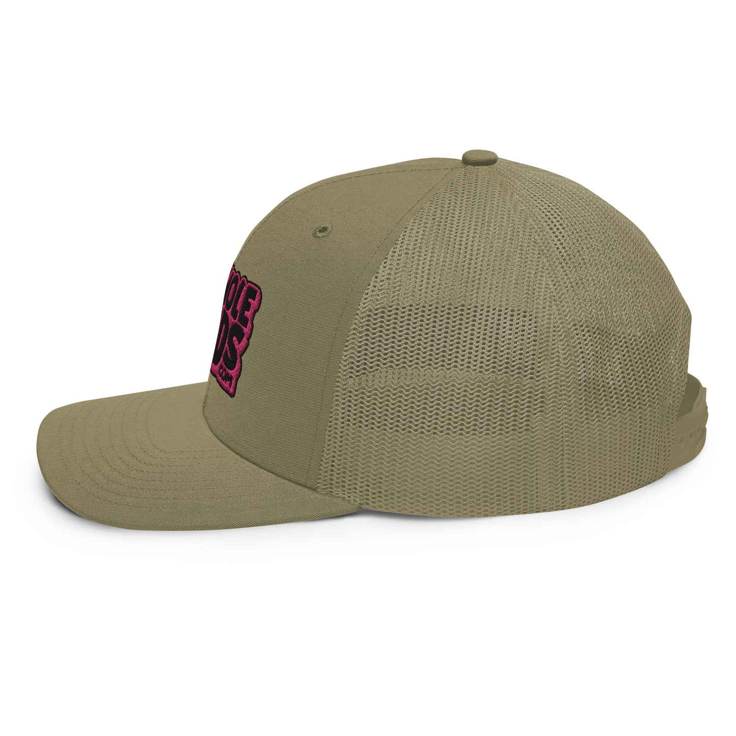 black/pink nerds logo Richardson 112 snapback Trucker hat