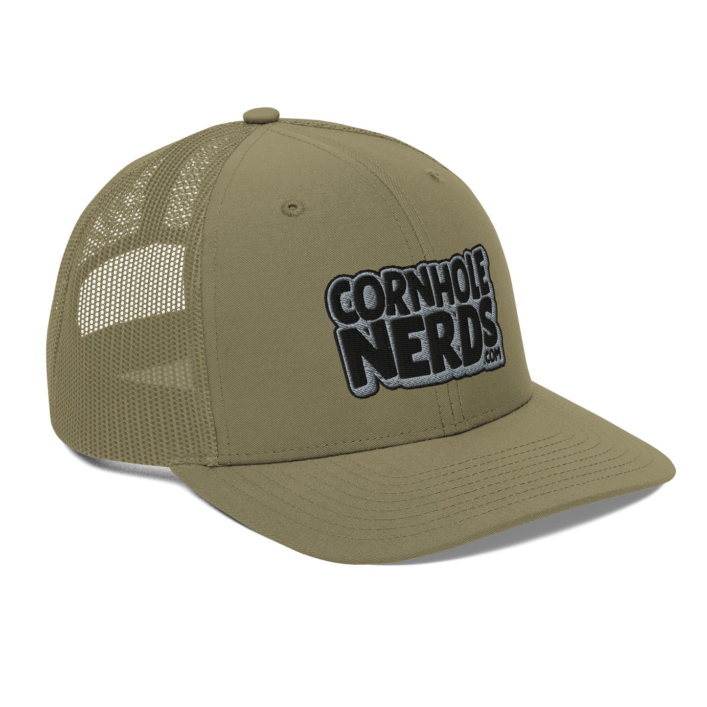 black/gray nerds logo Richardson 112 snapback Trucker hat