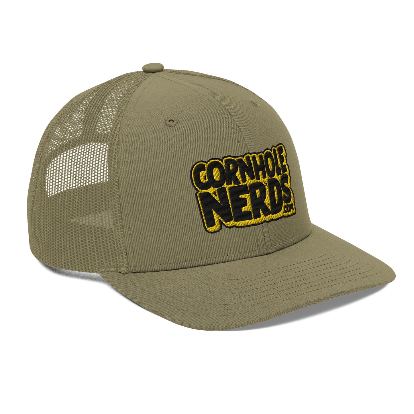 black/yellow nerds logo Richardson 112 snapback Trucker Cap