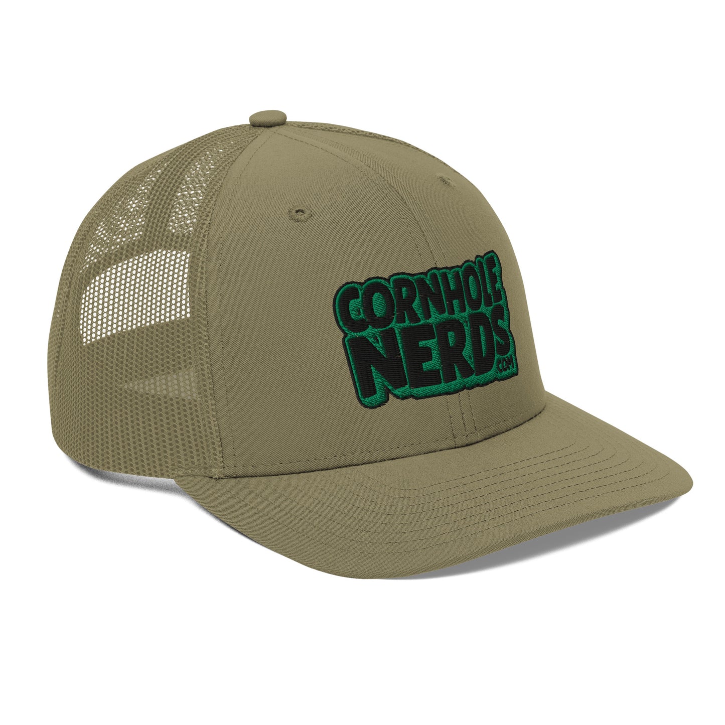 black/kelly green nerds logo Richardson 112 snapback Trucker hat