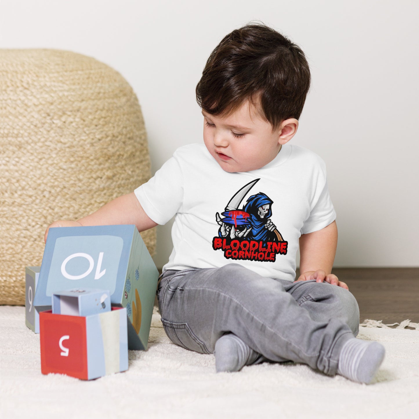 Bloodline Cornhole Toddler Short Sleeve Tee