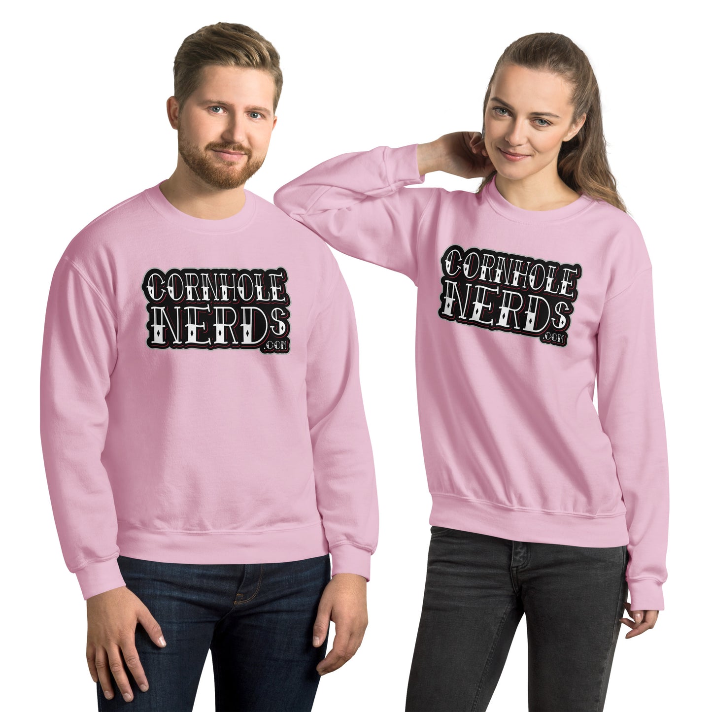 Cornhole Nerds Tattoo logo Unisex Sweatshirt