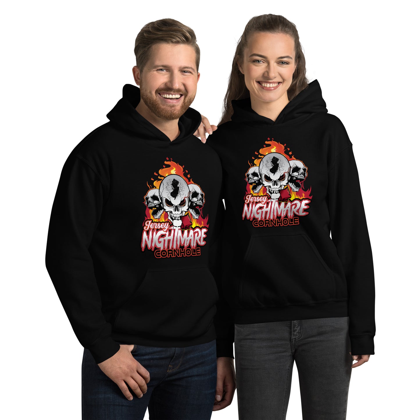 Jersey Nightmare Cornhole Unisex Hoodie