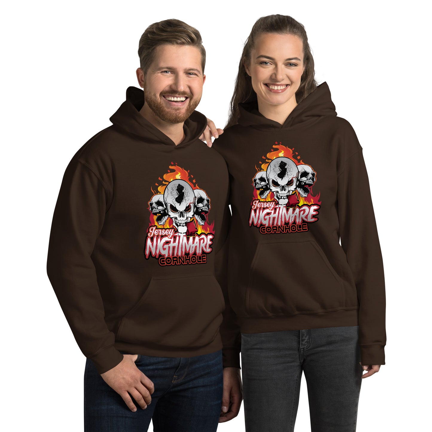 Jersey Nightmare Cornhole Unisex Hoodie