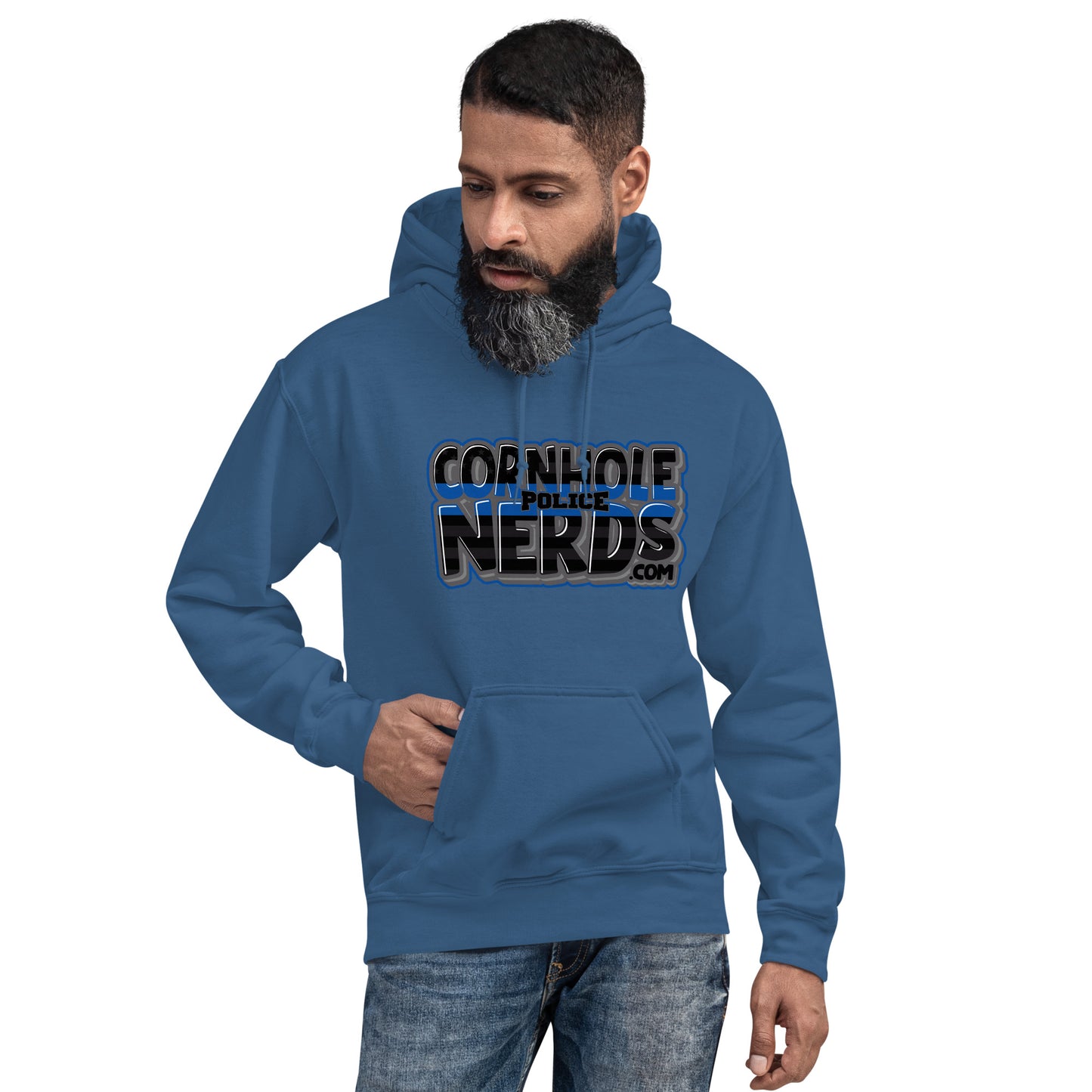 Cornhole Nerds Police Unisex Hoodie