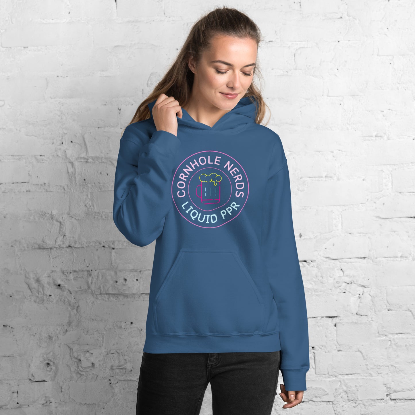 Cornhole Nerds Liquid PPR Unisex Hoodie