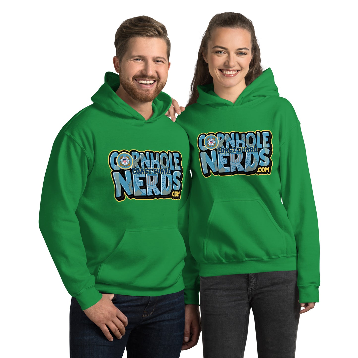 Cornhole Nerds Coast Guard Unisex Hoodie