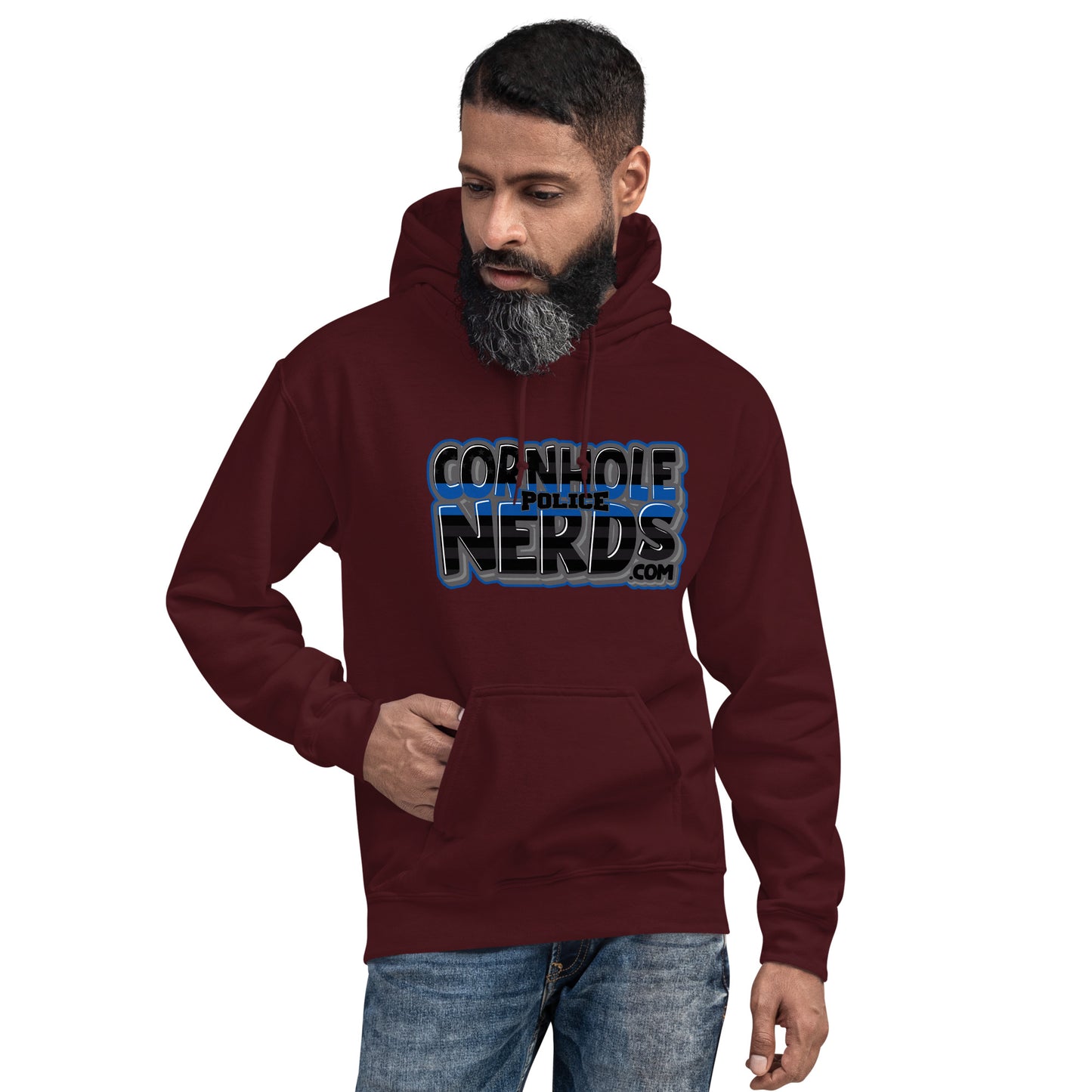 Cornhole Nerds Police Unisex Hoodie