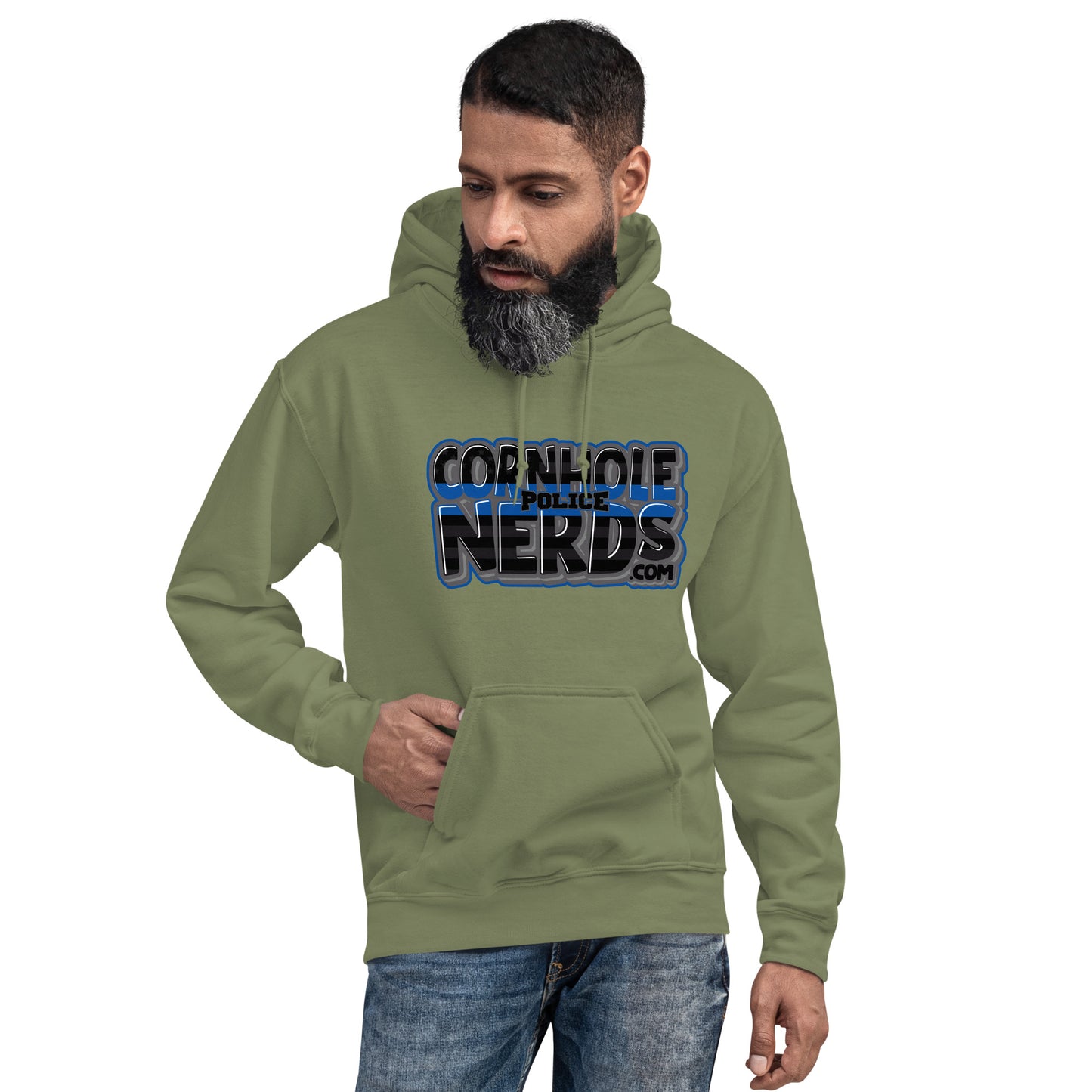 Cornhole Nerds Police Unisex Hoodie