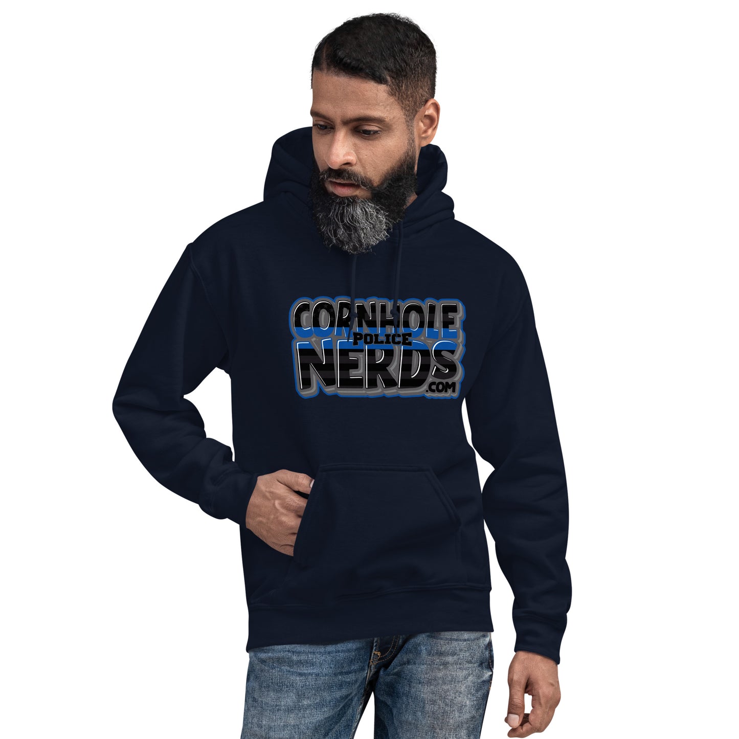 Cornhole Nerds Police Unisex Hoodie