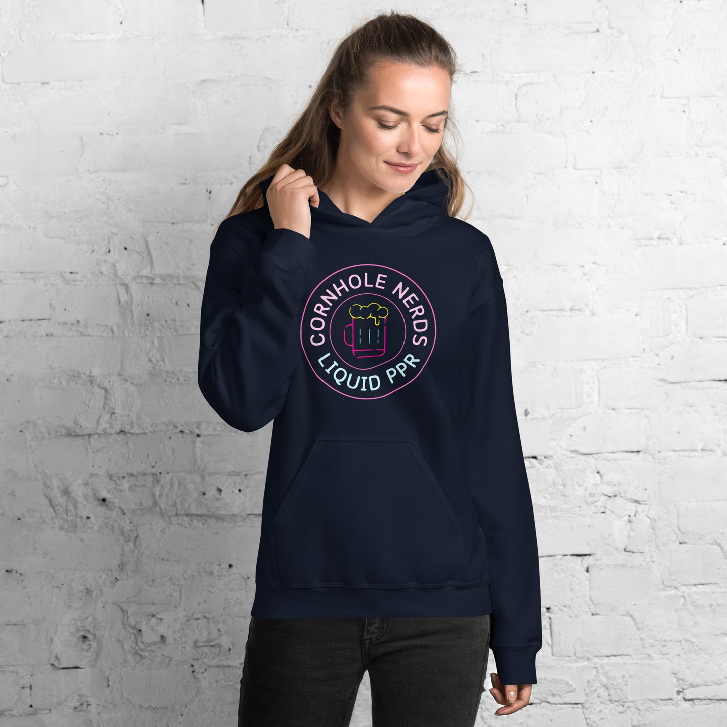 Cornhole Nerds Liquid PPR Unisex Hoodie