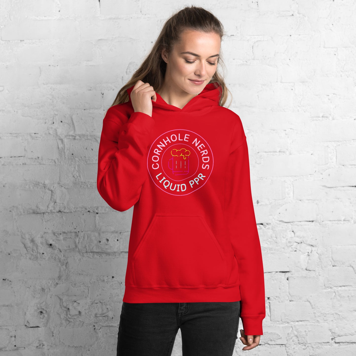 Cornhole Nerds Liquid PPR Unisex Hoodie