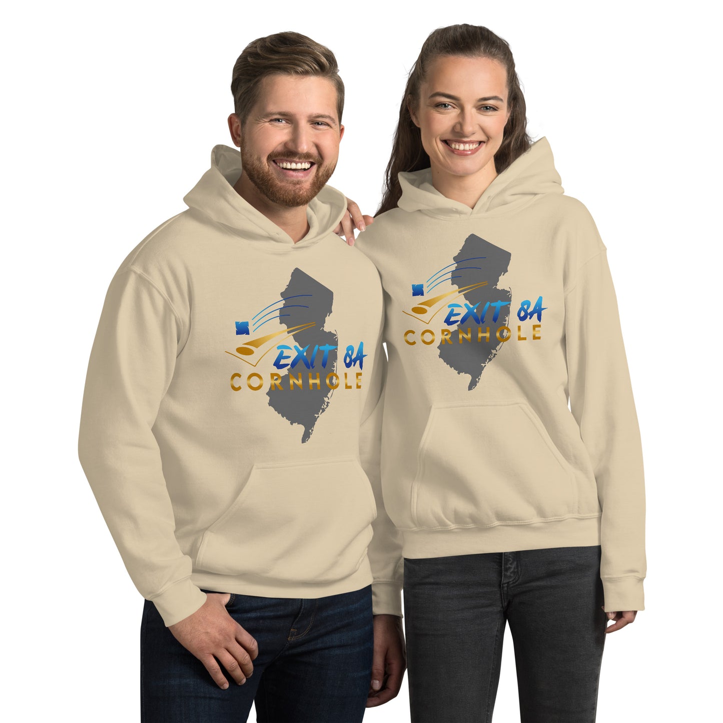 Exit 8A Cornhole Unisex Hoodie