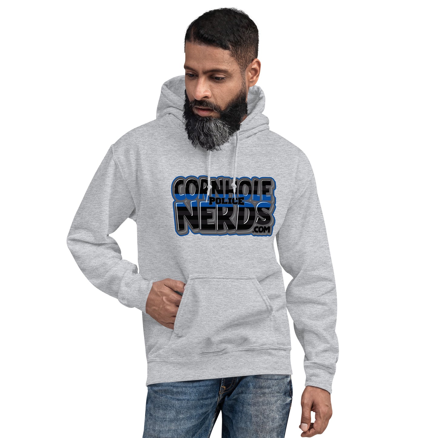 Cornhole Nerds Police Unisex Hoodie