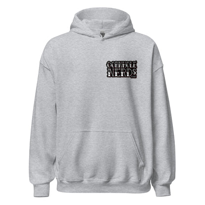 Tattoo Nerds front and back logos Unisex Hoodie