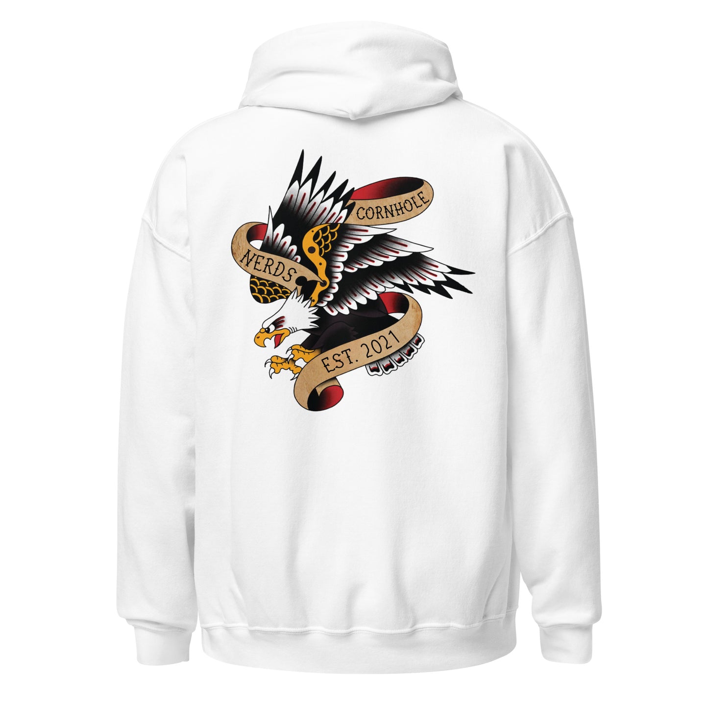 Tattoo Nerds front and back logos Unisex Hoodie