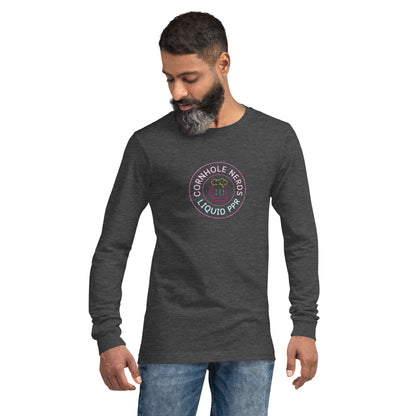 Cornhole Nerds Liquid PPR Unisex Long Sleeve Tee