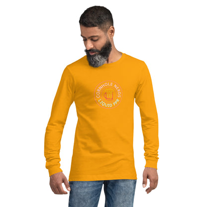 Cornhole Nerds Liquid PPR Unisex Long Sleeve Tee