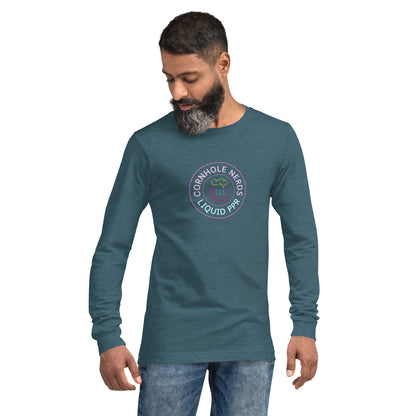 Cornhole Nerds Liquid PPR Unisex Long Sleeve Tee