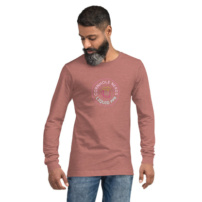 Cornhole Nerds Liquid PPR Unisex Long Sleeve Tee