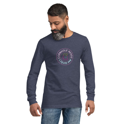 Cornhole Nerds Liquid PPR Unisex Long Sleeve Tee