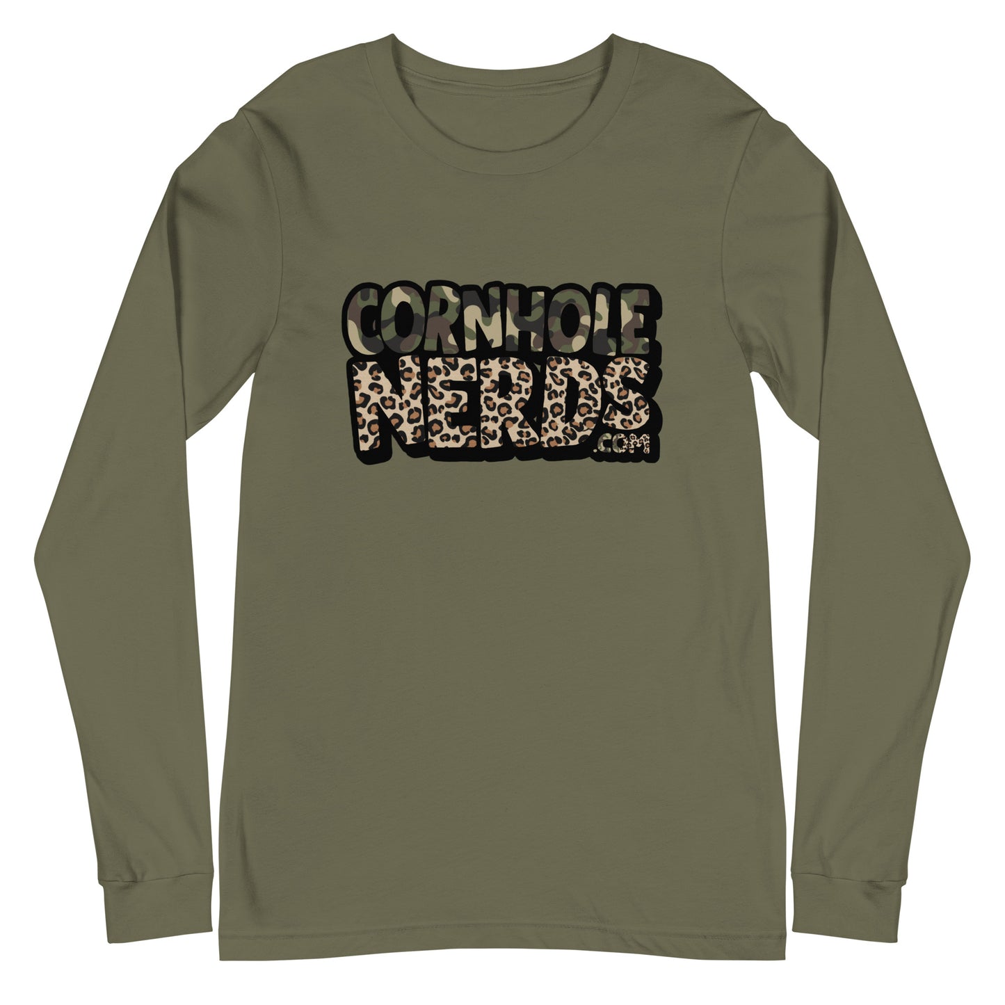 Cornhole Nerds Kasey Squared Unisex Long Sleeve Tee