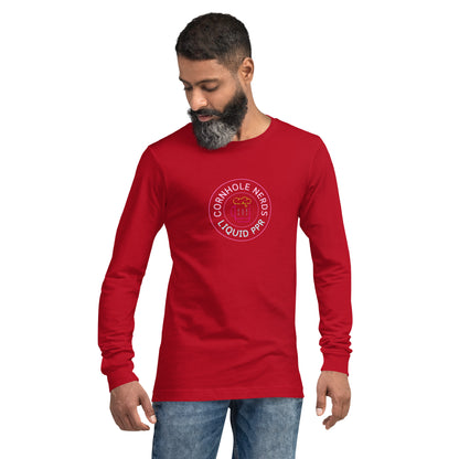 Cornhole Nerds Liquid PPR Unisex Long Sleeve Tee