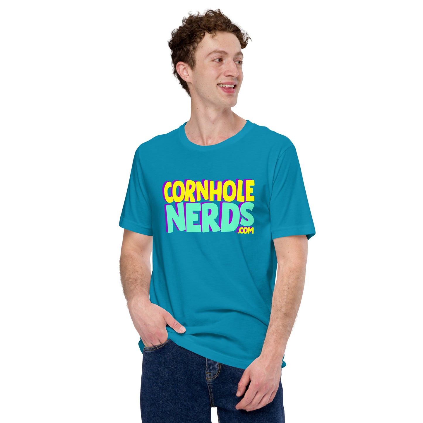 Cornhole Nerds Easter eggs logo Unisex t-shirt