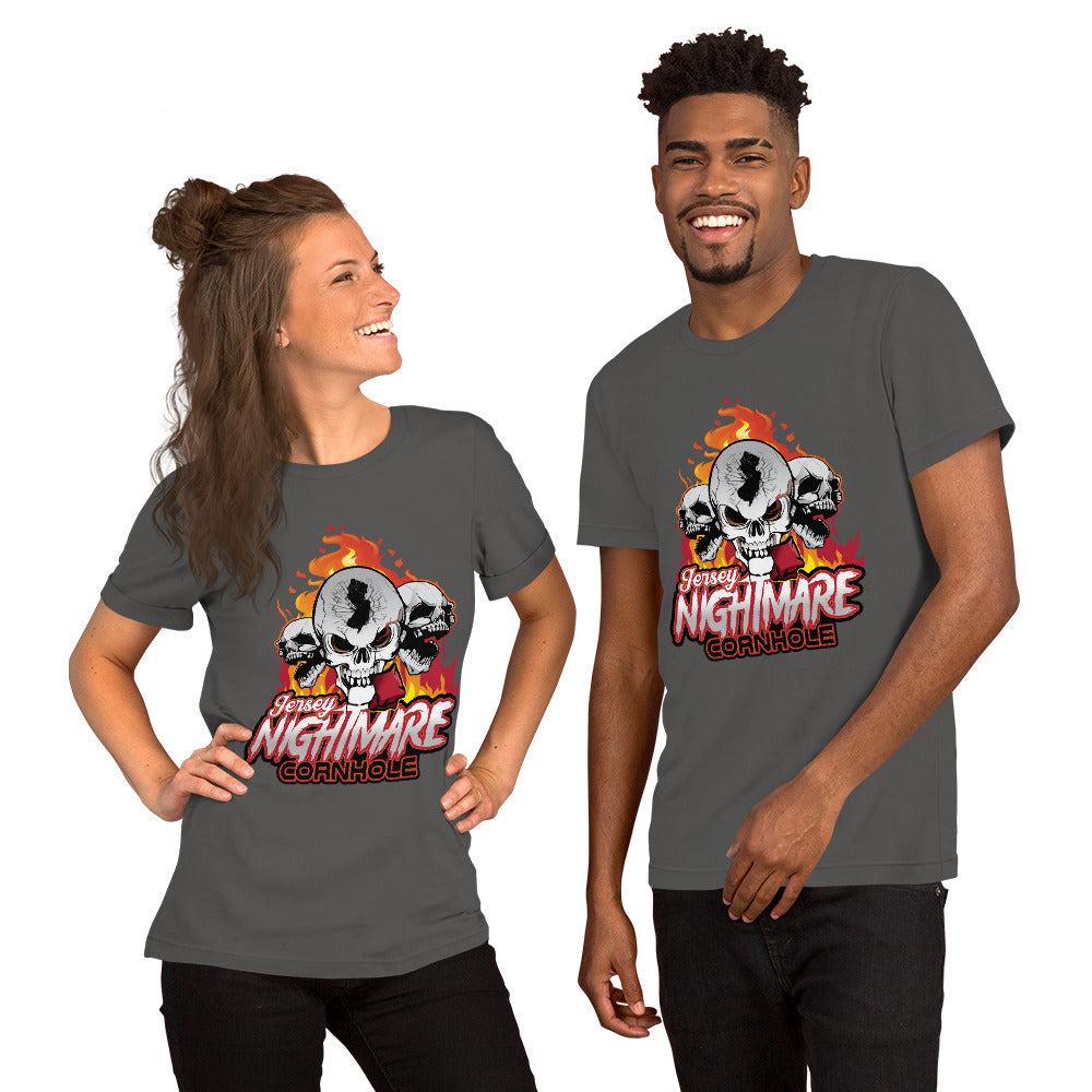 Jersey Nightmare Cornhole Unisex t-shirt