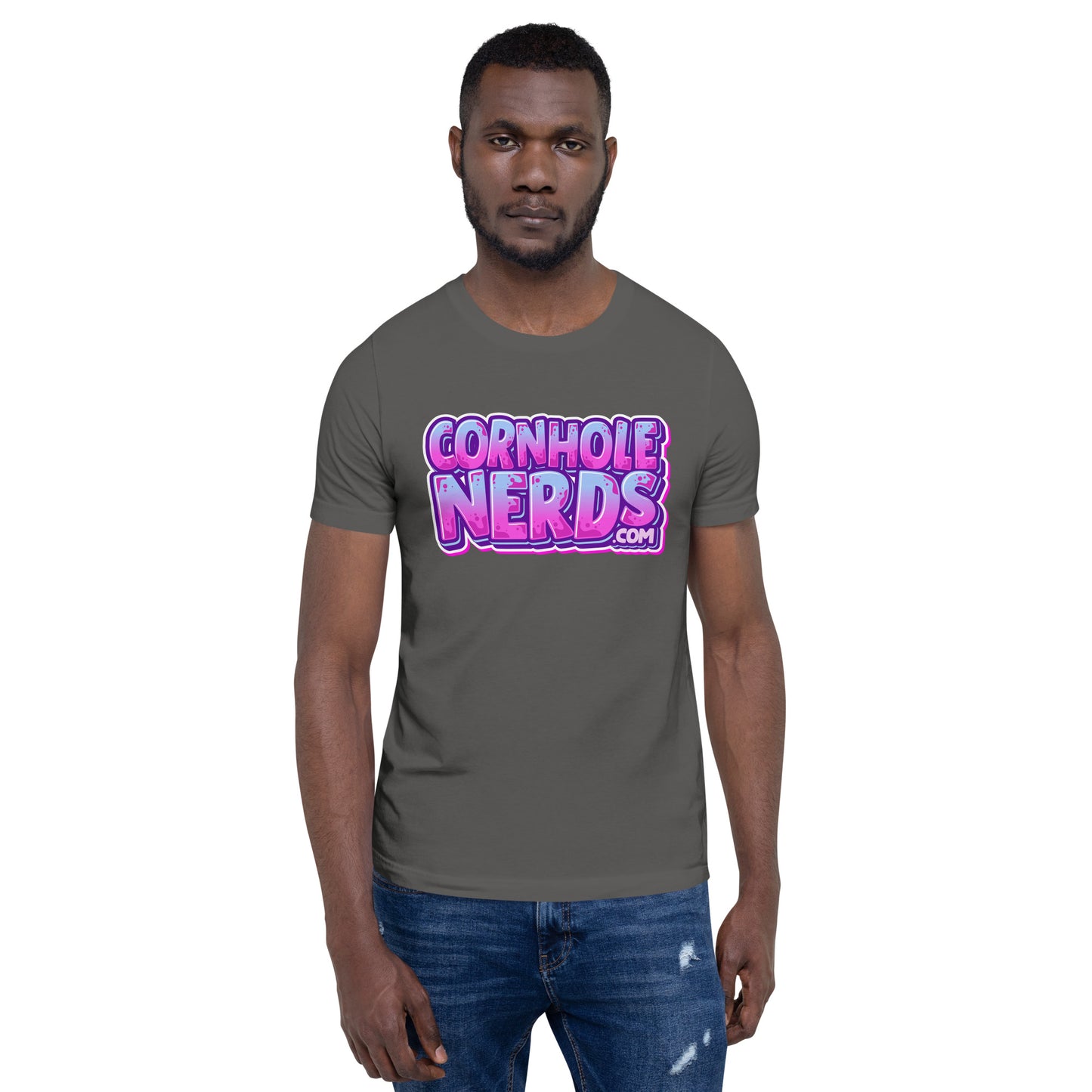 Cornhole Nerds told my partner to board it for the win logo Unisex t-shirt