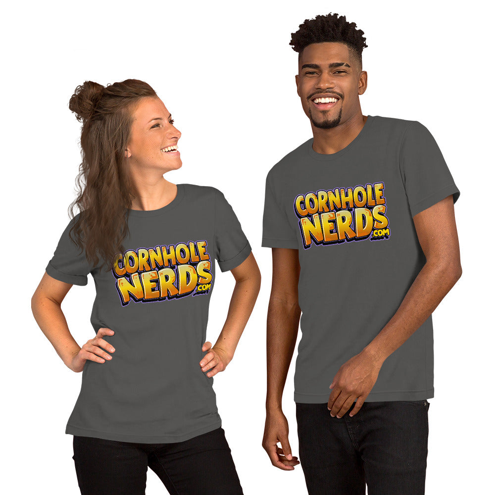 Cornhole Nerds toast logo Unisex t-shirt