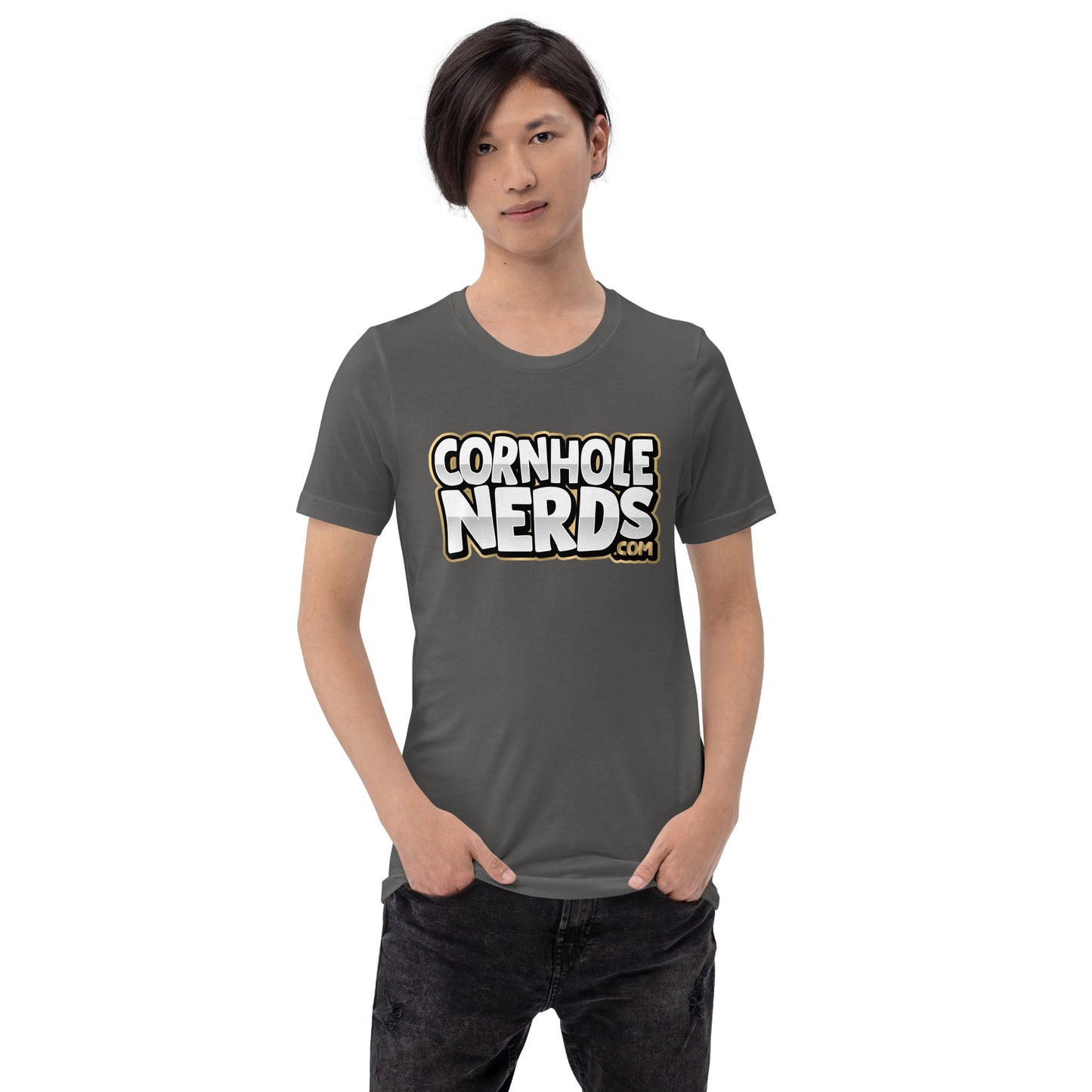 Cornhole Nerds logo Unisex t-shirt