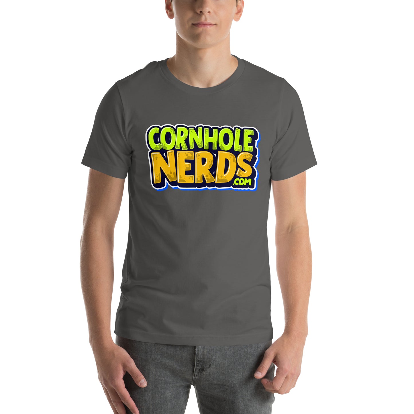 Cornhole Nerds logo Unisex t-shirt