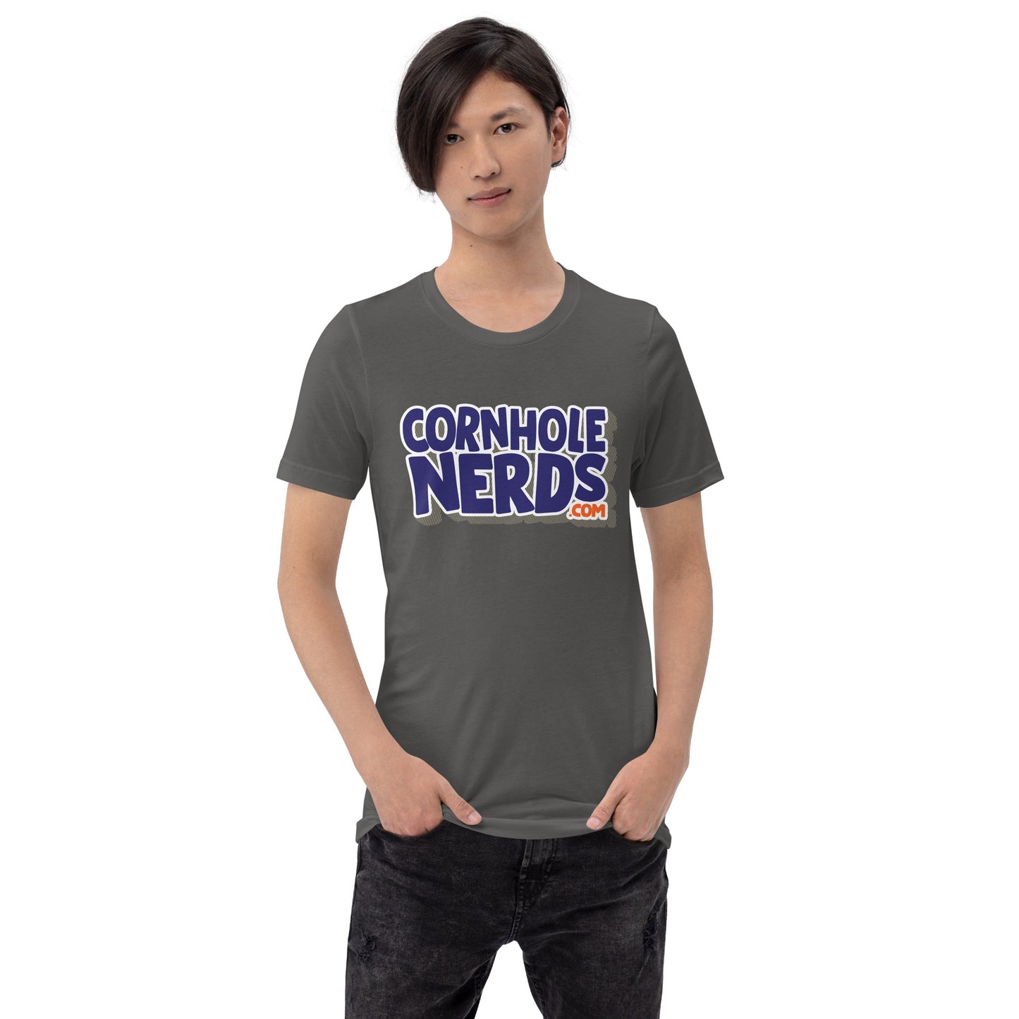 Cornhole Nerds logo Unisex t-shirt