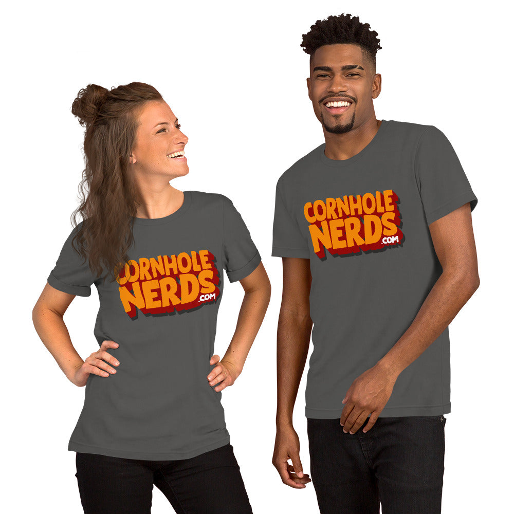 Cornhole Nerds logo Unisex t-shirt