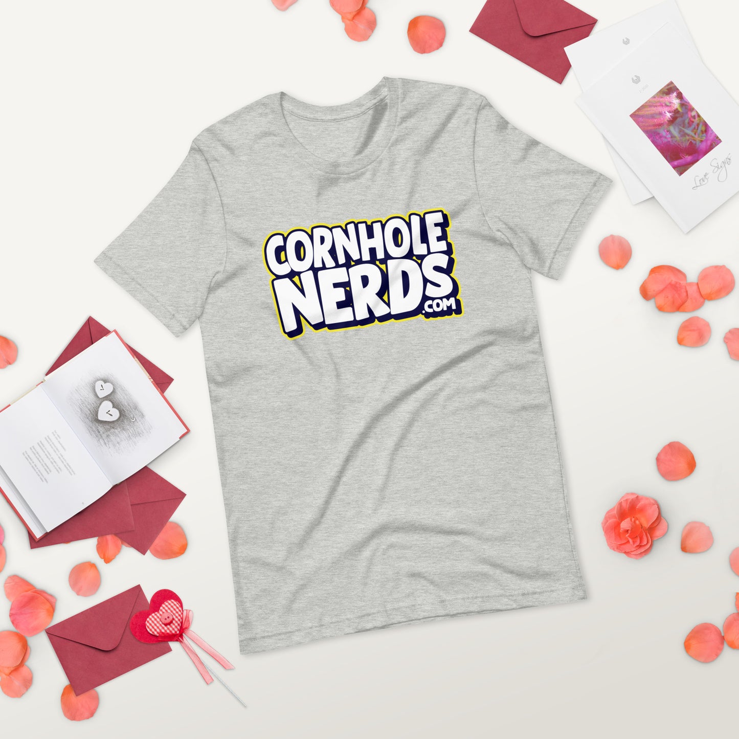 Cornhole Nerds logo Unisex t-shirt