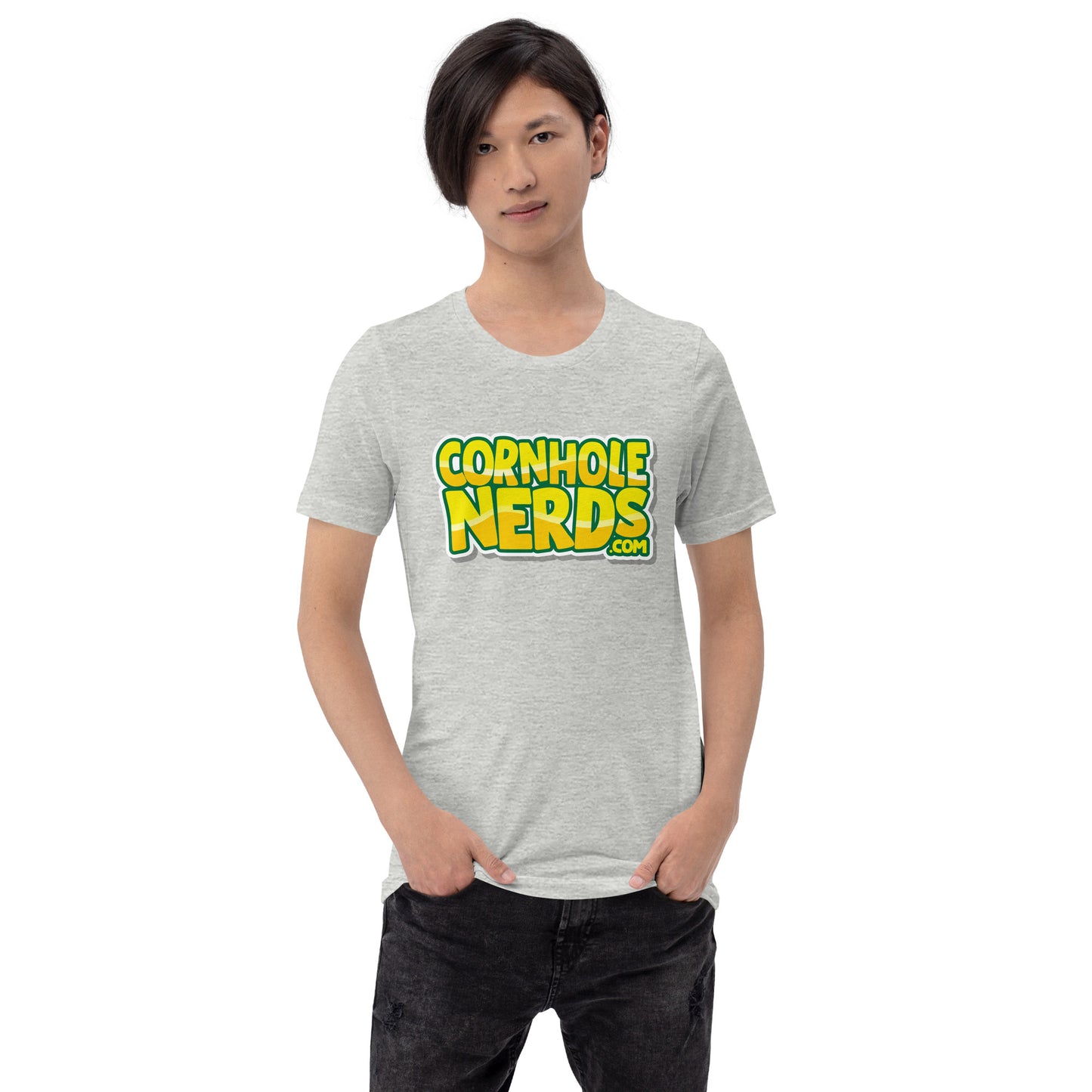 Cornhole Nerds goose honk logo Unisex t-shirt