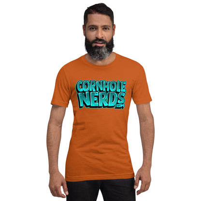 Cornhole Nerds "The Facebook profile pic Logo" Unisex t-shirt