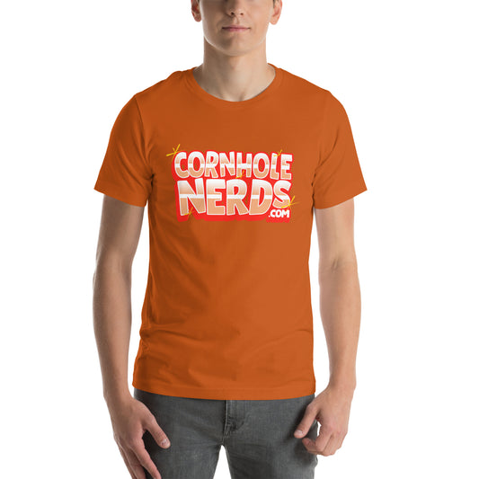 Cornhole Nerds logo Unisex t-shirt