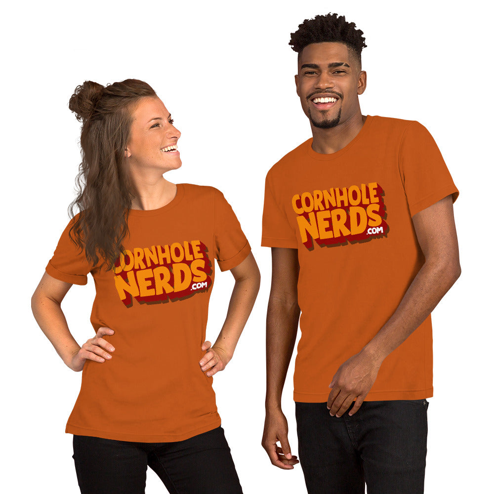 Cornhole Nerds logo Unisex t-shirt