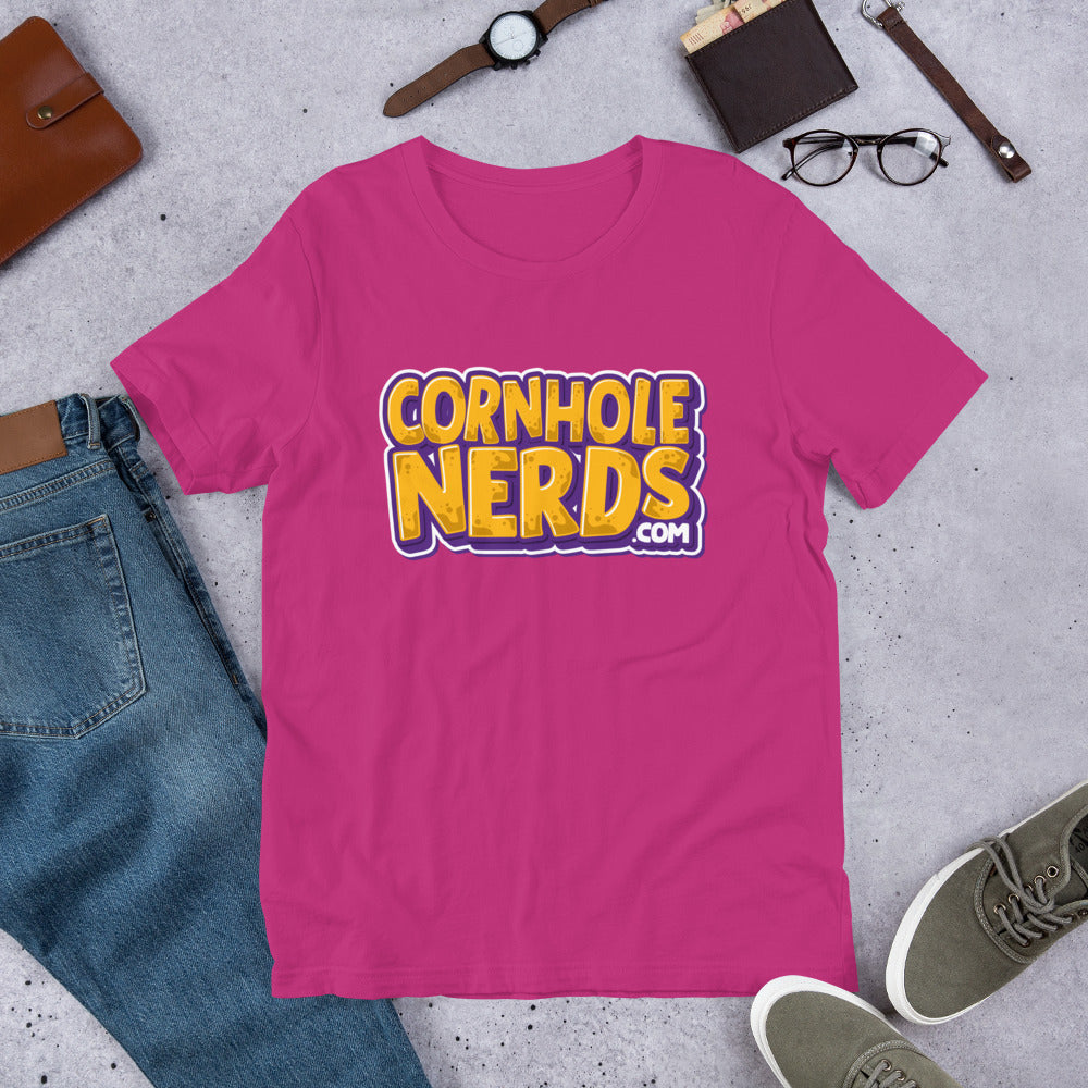 Cornhole Nerds fear the goose logo Unisex t-shirt