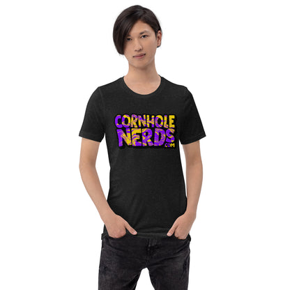 Lola's Purple/Yellow Swirl NerdWear Unisex t-shirt